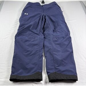 Under Armour Pants Mens 2XL Blue Snow Outdoor Water Resistant Lined Stretch